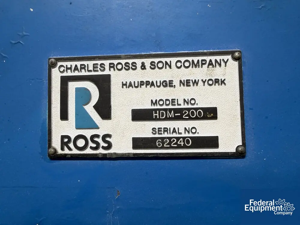 200 gallon Ross #HDM-200, Planetary Mixer, Stainless Steel, 40 HP, refurbished - Image 3