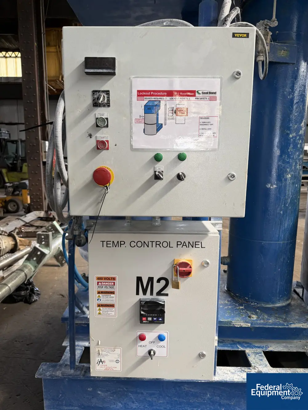 200 gallon Ross #HDM-200, Planetary Mixer, Stainless Steel, 40 HP, refurbished - Image 7