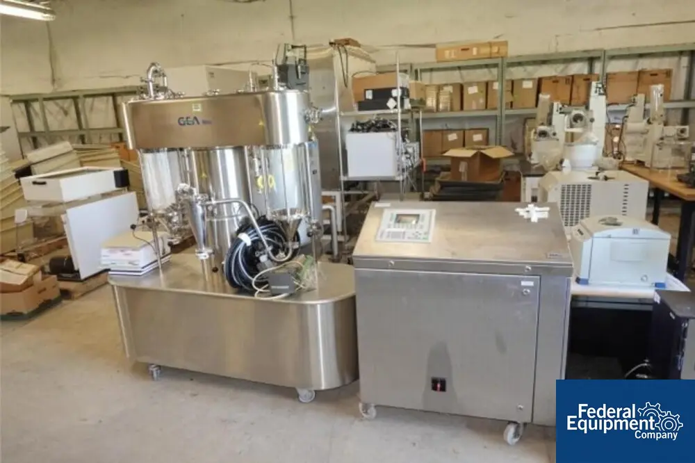 GEA Niro A/S #SD-Micro, Spray Dryer System, Stainless Steel & glass, Siemens PLC Simatic HMI, 2006 - Image 1