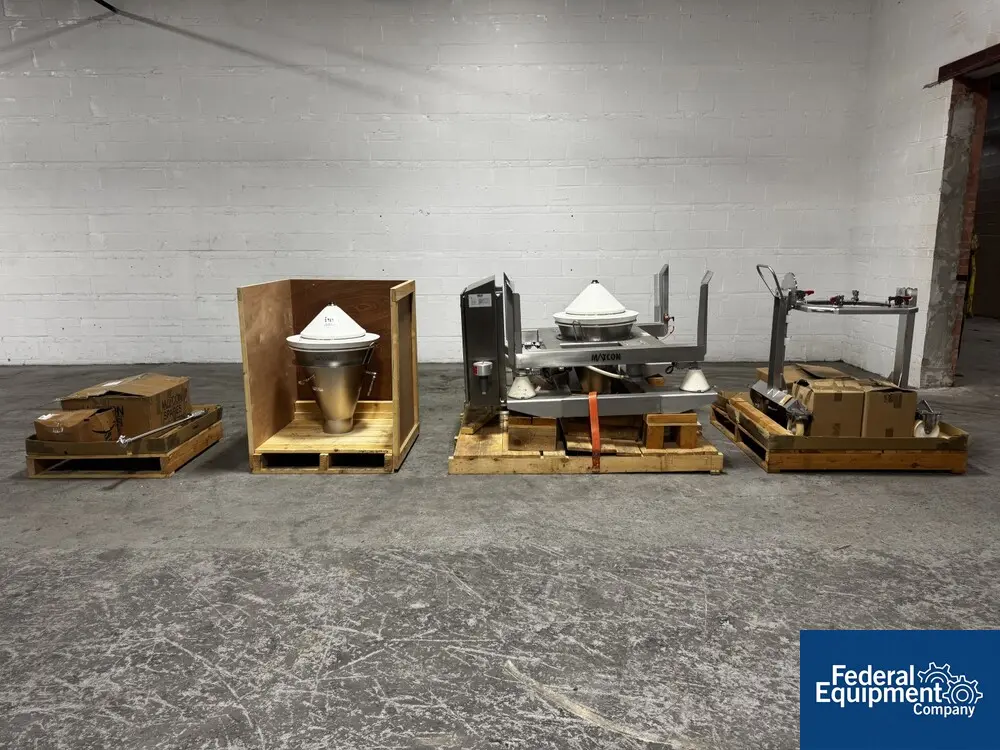 Metolift #M5414-83-C2D2, Pillar Lift Discharge Station, Stainless Steel, unused, 2019 - Image 3