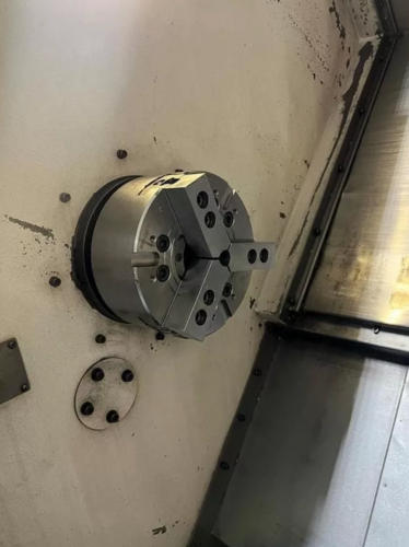 Hwacheon #Cutex-240, CNC lathe, 22.8" swing, 8" chuck, 2.5" bar, 5,000 RPM, sub spindle, live tooling, Fanuc - Image 3