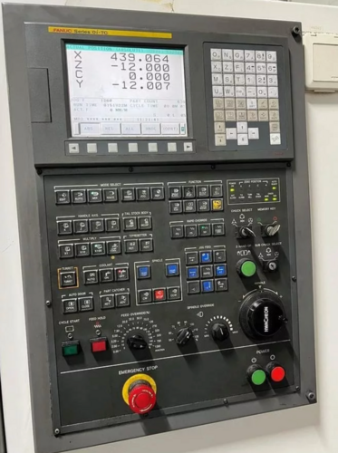 Hwacheon #Cutex-240, CNC lathe, 22.8" swing, 8" chuck, 2.5" bar, 5,000 RPM, sub spindle, live tooling, Fanuc - Image 4