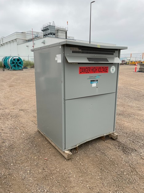 500 KVA 2400 Delta Primary, 600/347 Delta Secondary, Rex Power Magnetics #BA500T-Q/Z, Dry Type Isolation - Image 1