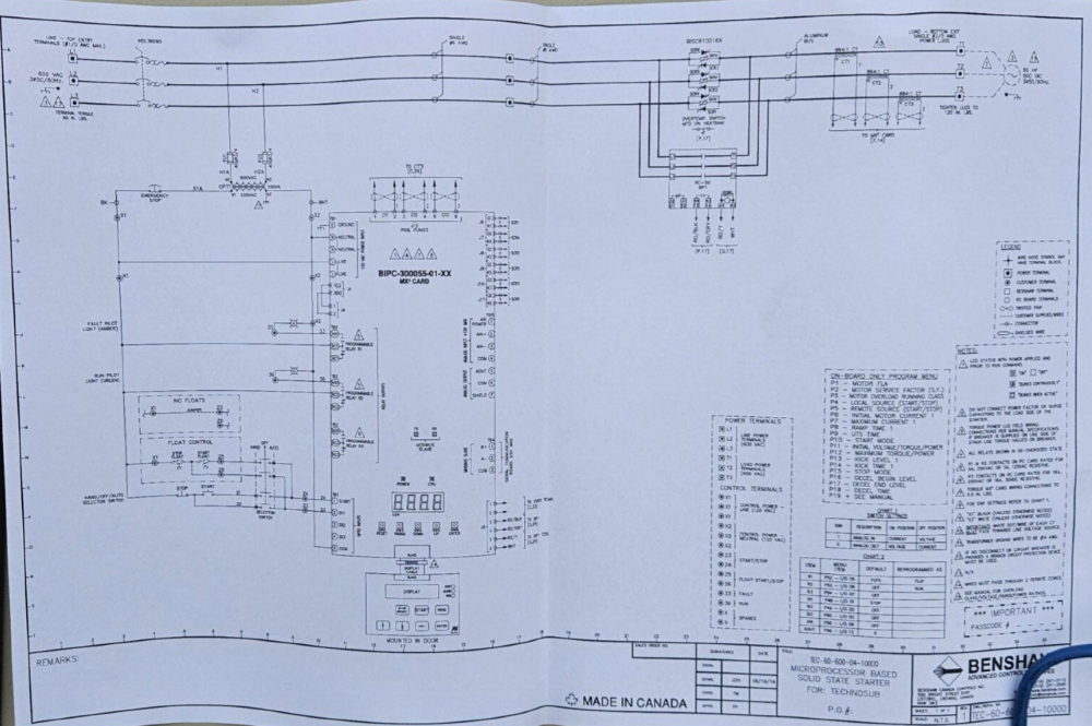 60 HP Benshaw #TEC-60-600-04-10000, MX Solid State Starter, 600 Volts, 60 Hz. (3 available) - Image 7
