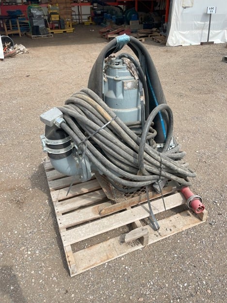 1260 GPM, Flygt #3152.181, Submersible Pump, 6" discharge, 20 HP, high head type, 1450 RPM, 460 V., 3 Phase - Image 2