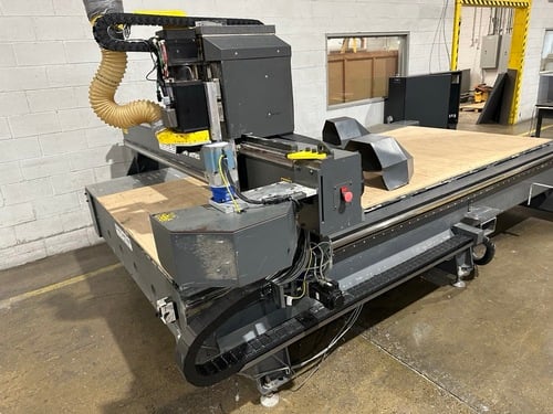 Multicam #5000-Series, CNC Router, 5' x12' table, 144" x60" x8" travel, 24000 RPM, EZ Control, 2011 - Image 4