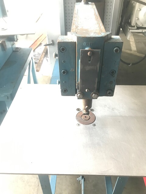 5 Ton, Whitney Jensen #68, Foot Operated Kick Punch, 24" throat, 1" stroke, 3/4" adj. - Image 2