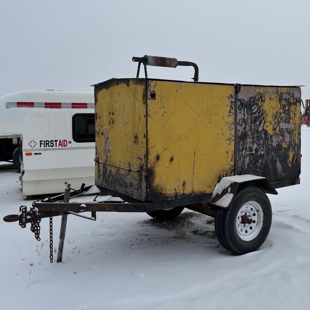 15 KW Mitsubishi, diesel generator, 240 Volts, 1 phase, 60 Hz., trailer mounted, 26 HP, 6,505 hours - Image 2