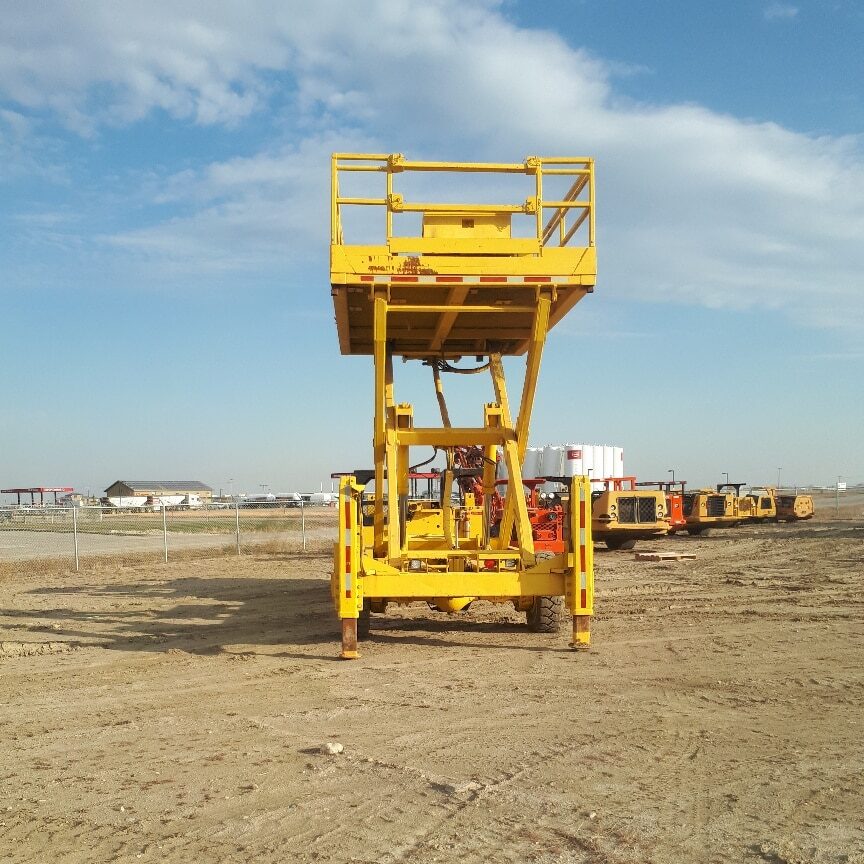 Marcotte #M60-RL6000, Scissor Deck, 18' Lift Height, 8' x 12' Deck, ROPS/FOPS, 220 hours - Image 4