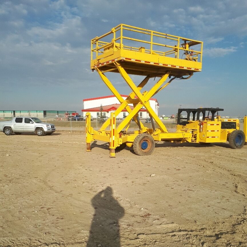 Marcotte #M60-RL6000, Scissor Deck, 18' Lift Height, 8' x 12' Deck, ROPS/FOPS, 220 hours - Image 5