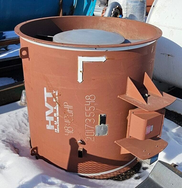Hurley #HVT-48-26, Ventilation Fan, 48" diameter, 100 HP, 50,000 CFM, 575 V. 3 Ph. - Image 1
