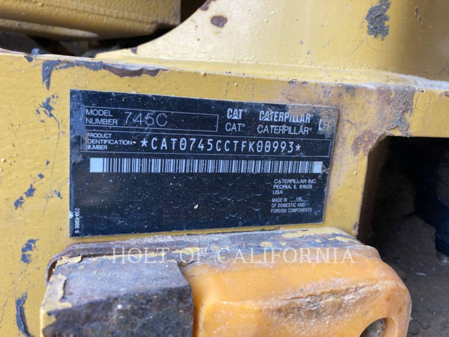 Caterpillar 745C, Articulated Truck, 6491 hours, S/N: TFK00993, 2016 - Image 6