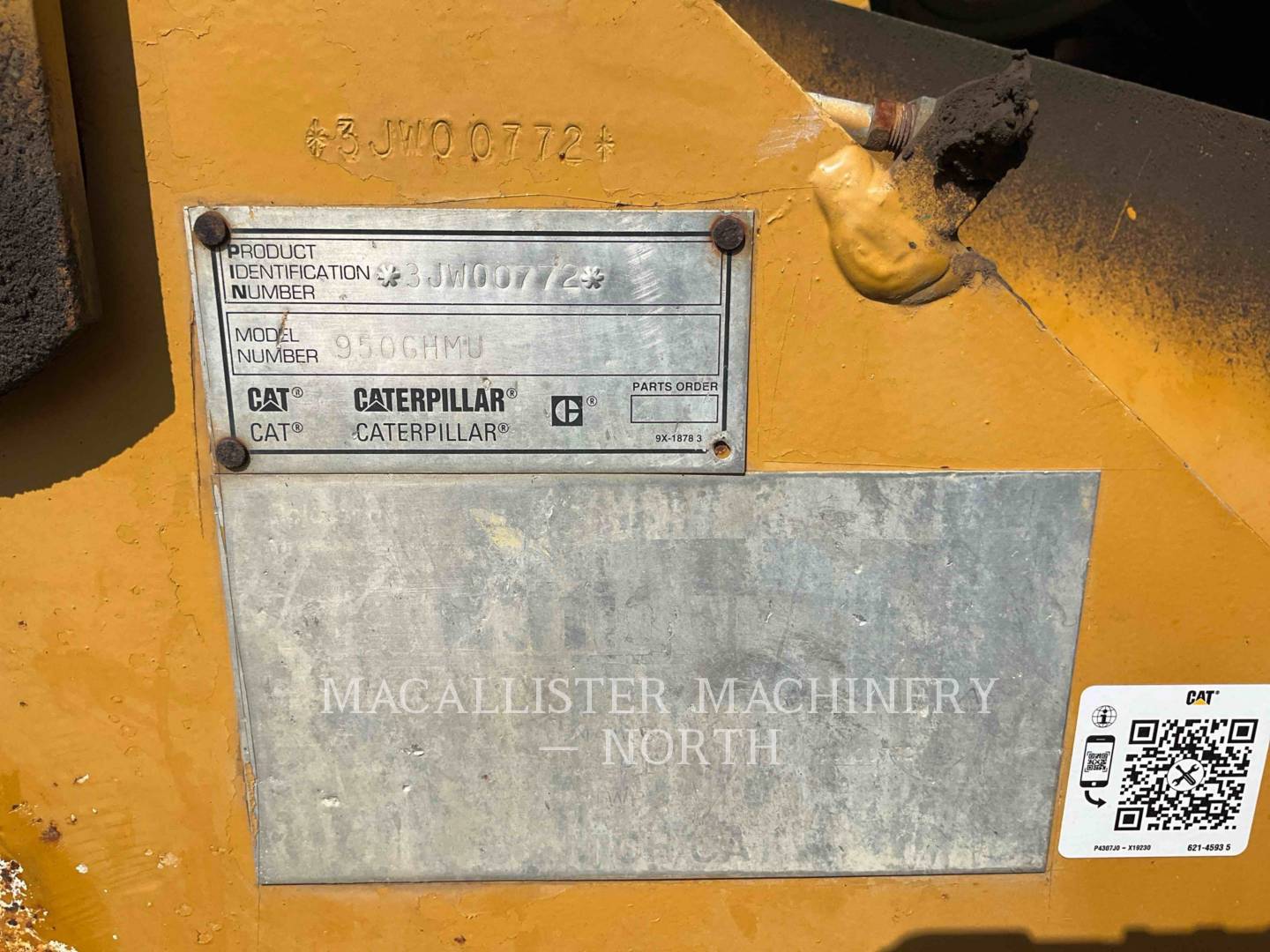 Cat 950G Q, Wheel Loader, 8847 hours, S/N: 3JW00772, 1998 - Image 8