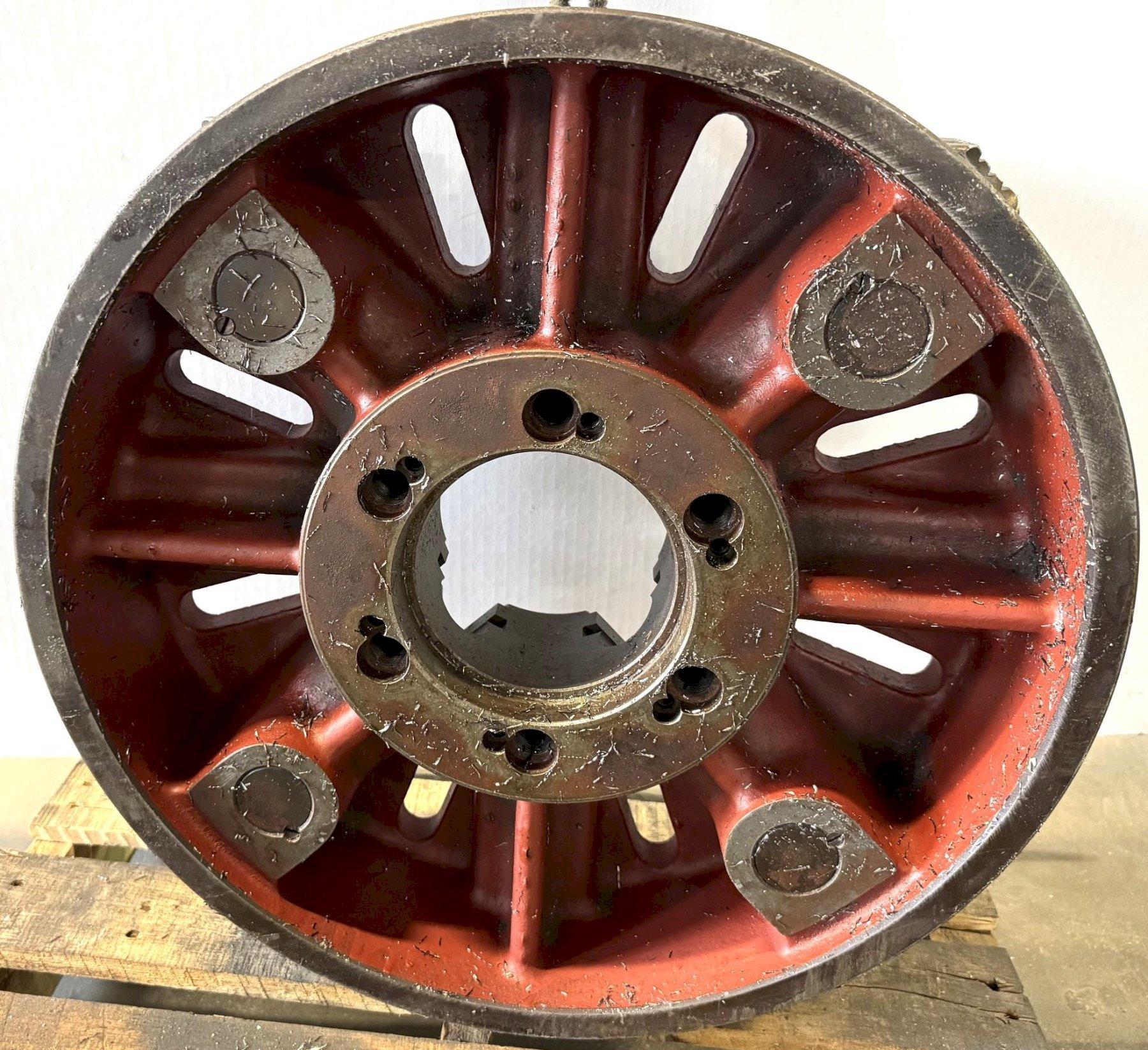 20" Bison 4-Jaw Chuck, D1-8 Camlock, 4-7/8" Hole - Image 4