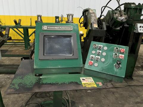 6" x 6" x 1/2" Controlled Automation #ABL-74, automatic angle punch & shear line, 74 tons, 4 transfer arms - Image 4