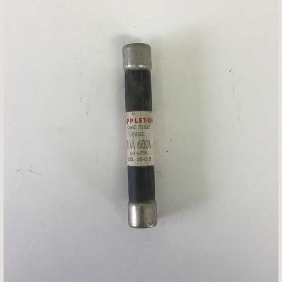 10 Amp 600 Volts Appleton #36-010, One-Time (3 available) - Image 1