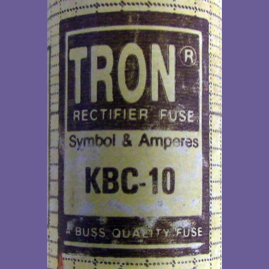 10 Amp 600 Volts Bussmann #KBC-10, Rectifier Fuse (4 available) - Image 2