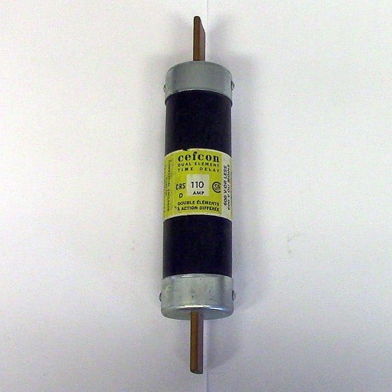 110 Amp 600 Volts Cefcon #CRS-D, Type D Fuse, Dual Element Time Delay (5 available) - Image 1