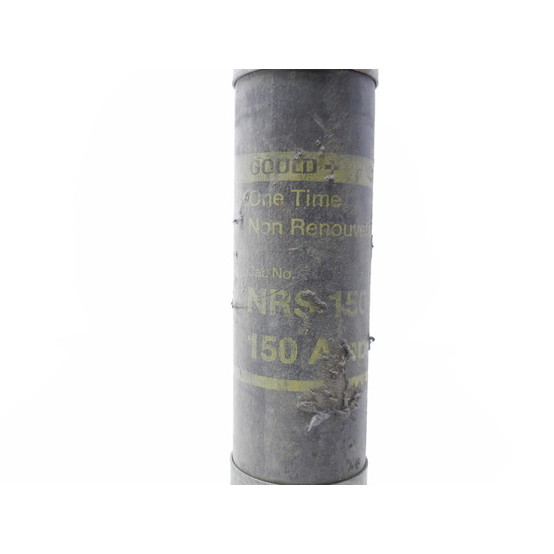 150 Amp 600 Volts Goulds #NRS, Class N Fuse, One-Time - Image 2