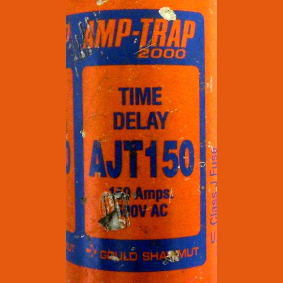 150 Amp 600 Volts Goulds #AJT150, Class J Fuse, Time Delay (15 available) - Image 2