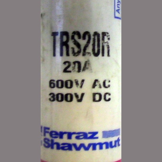 20 Amp 600 Volts Goulds #TRS20R, Class RK-5 Fuse, Dual Element Time Delay (20 available) - Image 2