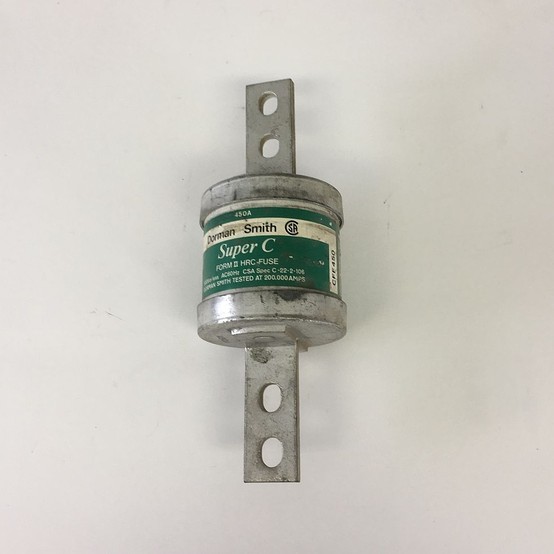450 Amp 600 Volts Dorman Smith #CFF450, Class C Fuse (7 available) - Image 1