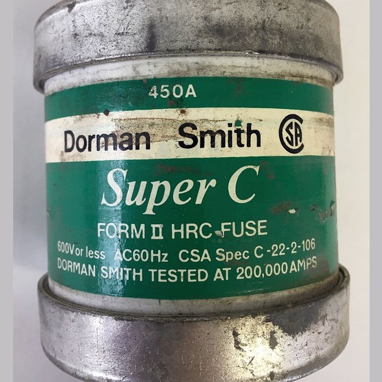 450 Amp 600 Volts Dorman Smith #CFF450, Class C Fuse (7 available) - Image 2