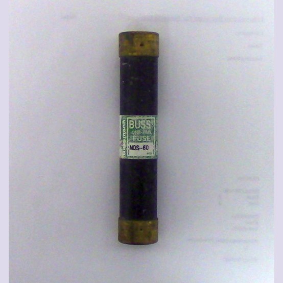 60 Amp 600 Volts Bussmann #NOS-60, Class K Fuse, One-Time (21 available) - Image 1