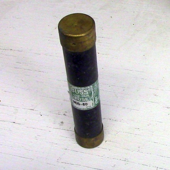 60 Amp 600 Volts Bussmann #NOS-60, Class K Fuse, One-Time (21 available) - Image 2