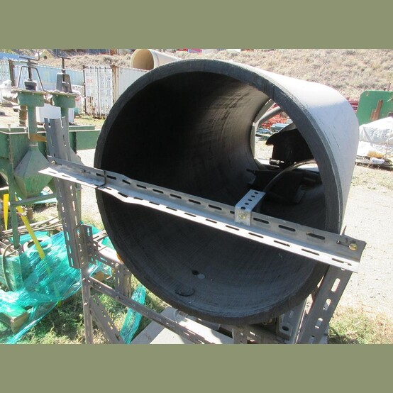 21" dia. x 4' long poly pipe trommel - Image 3