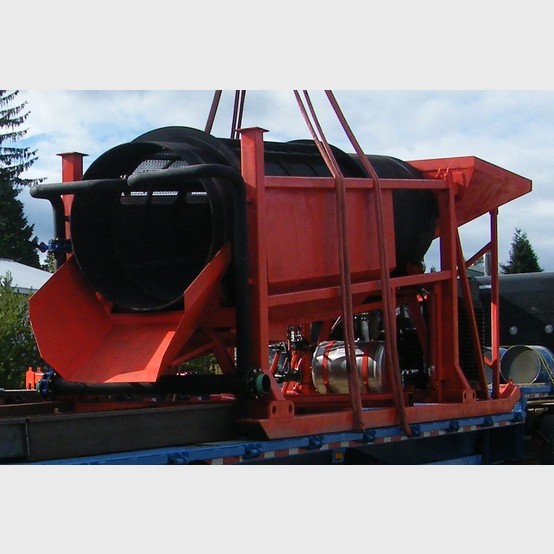 60" dia. x 20' long scrubber trommel wash plant, Savona Equipment #ST120 - Image 3