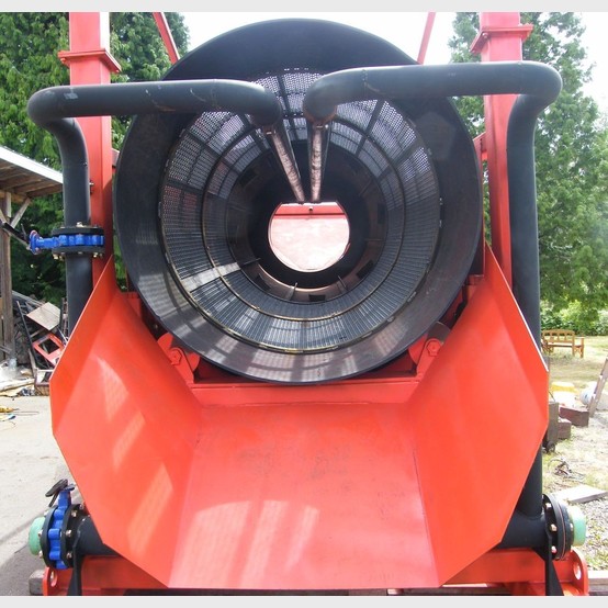 60" dia. x 20' long scrubber trommel wash plant, Savona Equipment #ST120 - Image 5