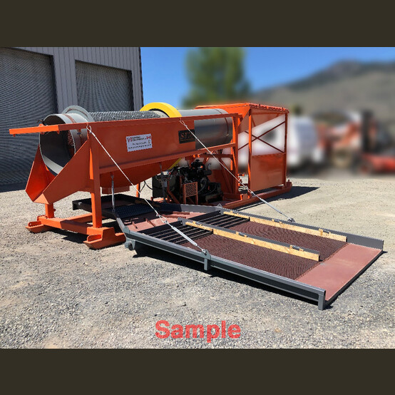 72" dia. x 20' long scrubber trommel wash plant, Savona Equipment #ST200 - Image 1