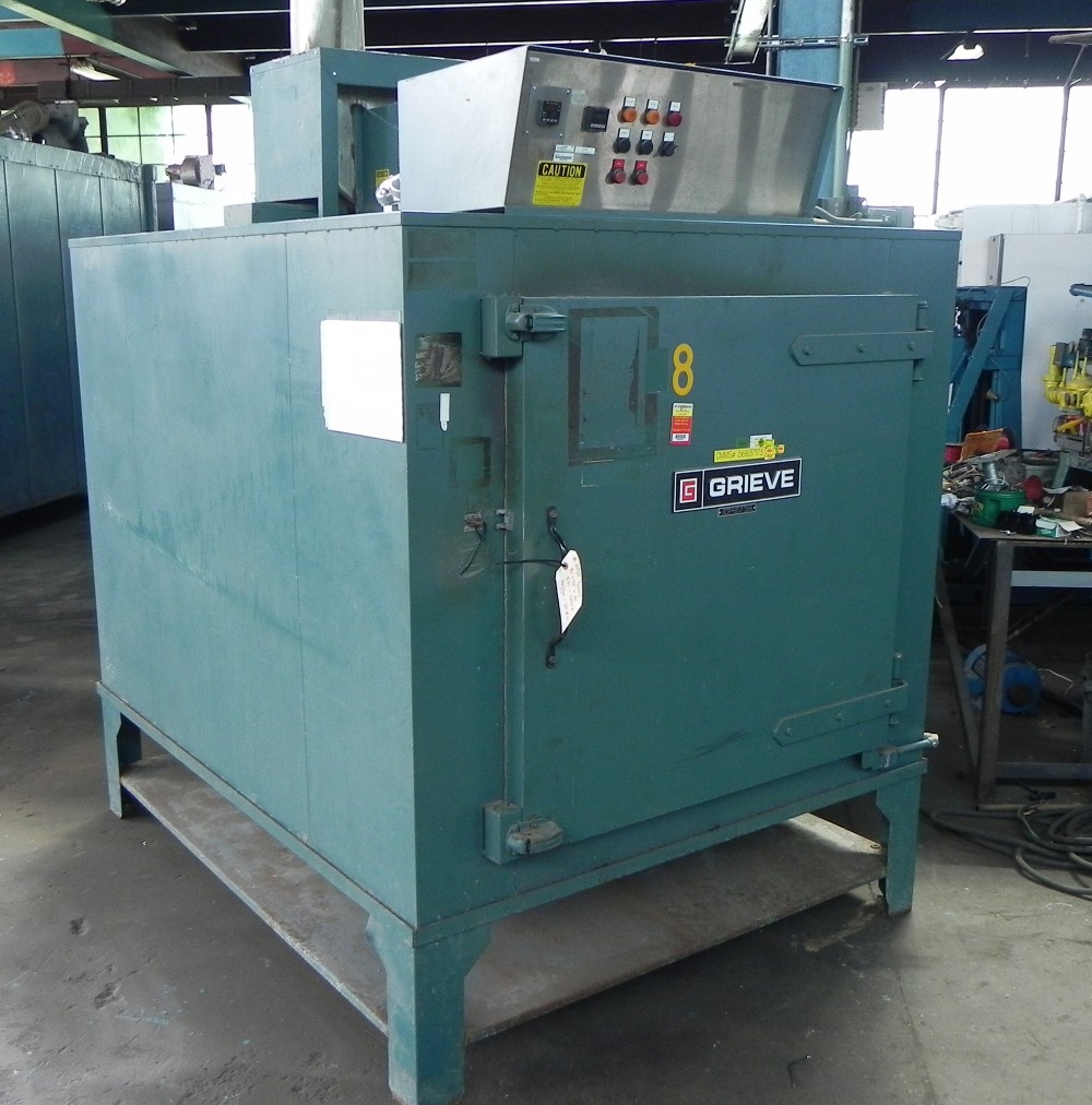36" width x 36" H x 48" D Grieve #AG-1250, box temper furnace, electric 1250°F, excellent - Image 1