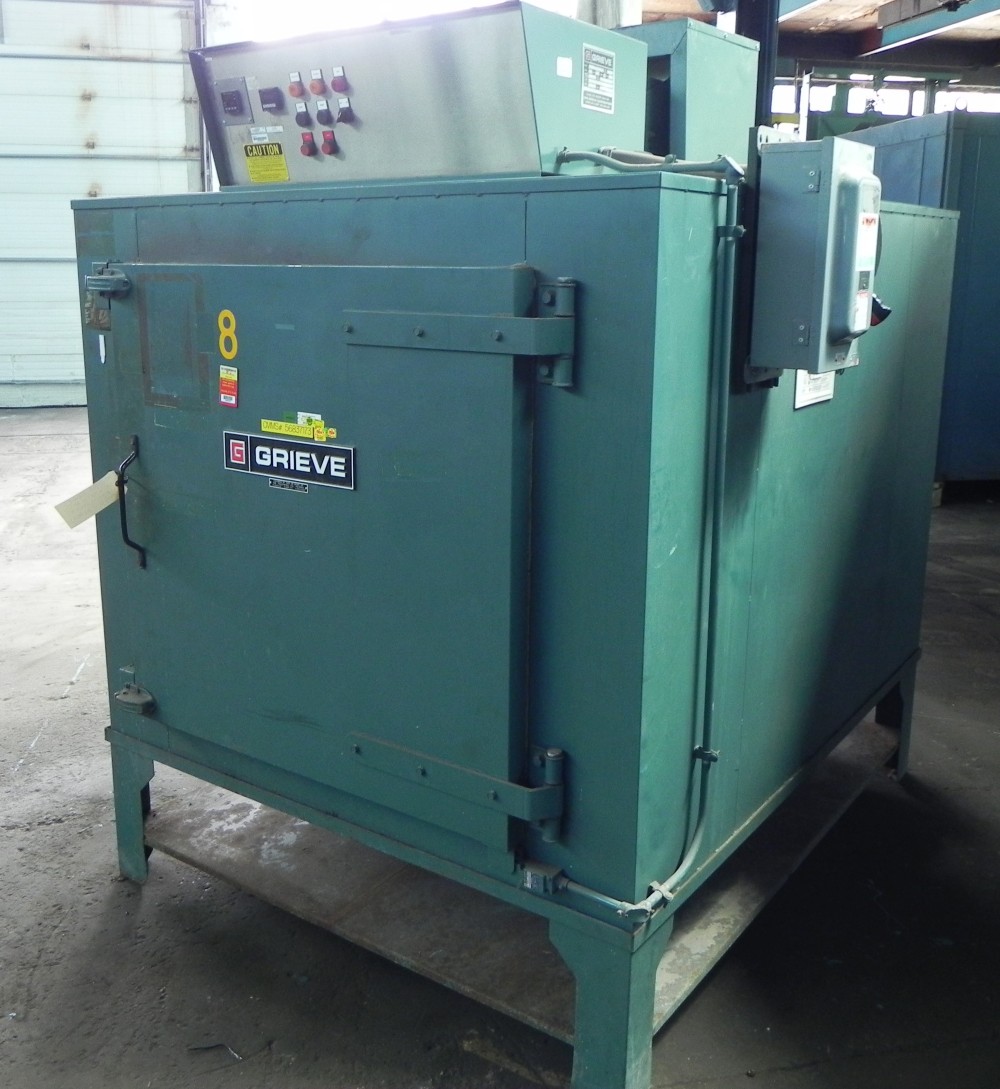 36" width x 36" H x 48" D Grieve #AG-1250, box temper furnace, electric 1250°F, excellent - Image 2