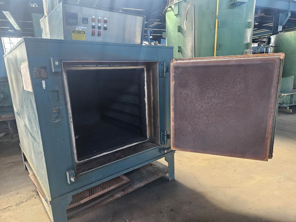 36" width x 36" H x 48" D Grieve #AG-1250, box temper furnace, electric 1250°F, excellent - Image 3
