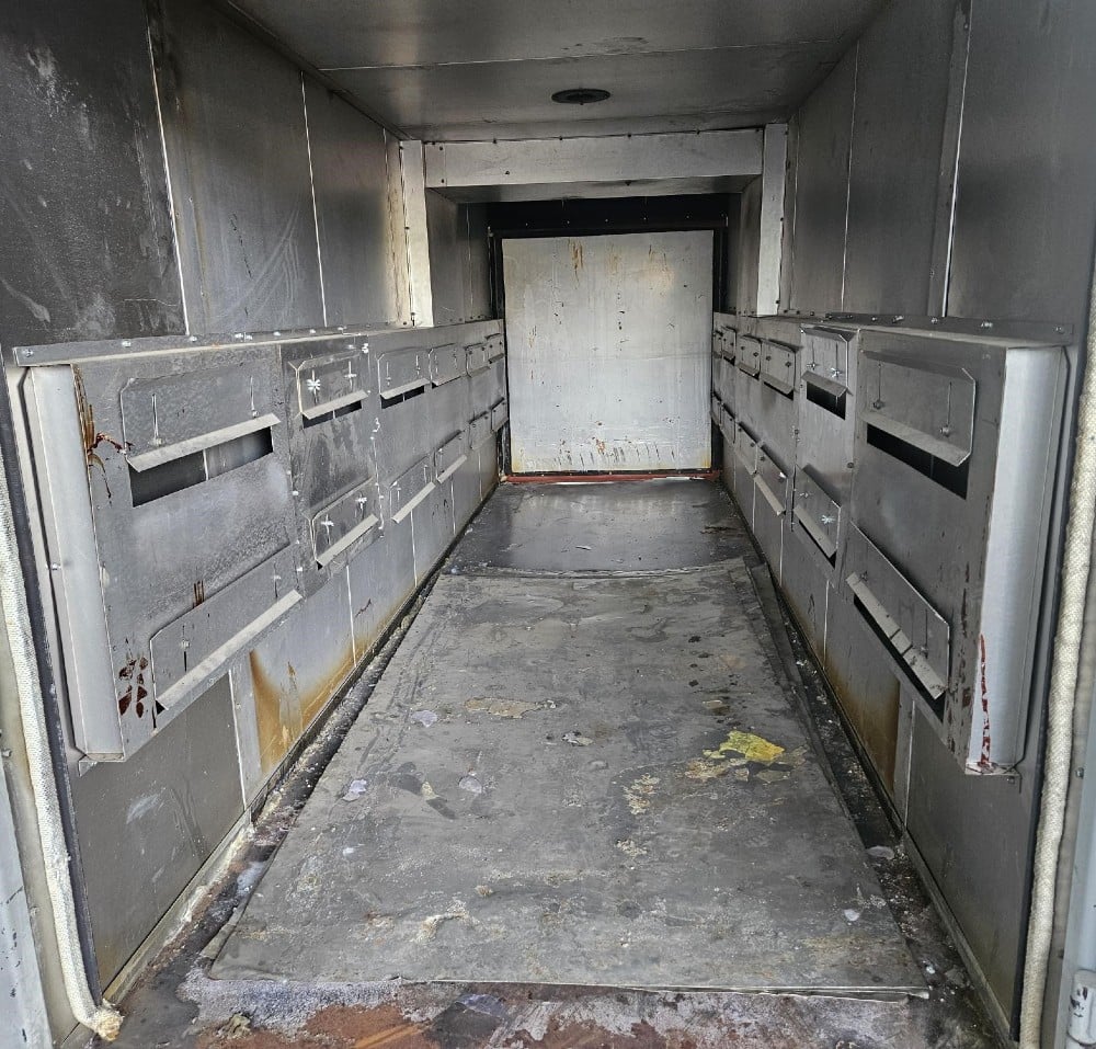 48" width x 60" H x 180" L Jackson #45135, elect. walk-in oven, 500°F, 1 HP recirculating fan, (2 available) - Image 3