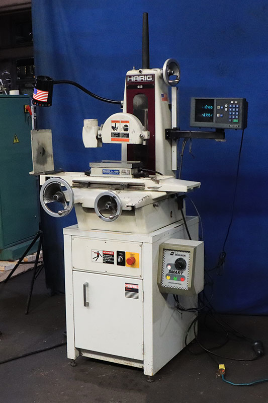 6" x 12" Harig #612, hand feed surface grinder, 8" wheel, Acu-Rite 2-Axis digital read out, 5" x 10" - Image 3