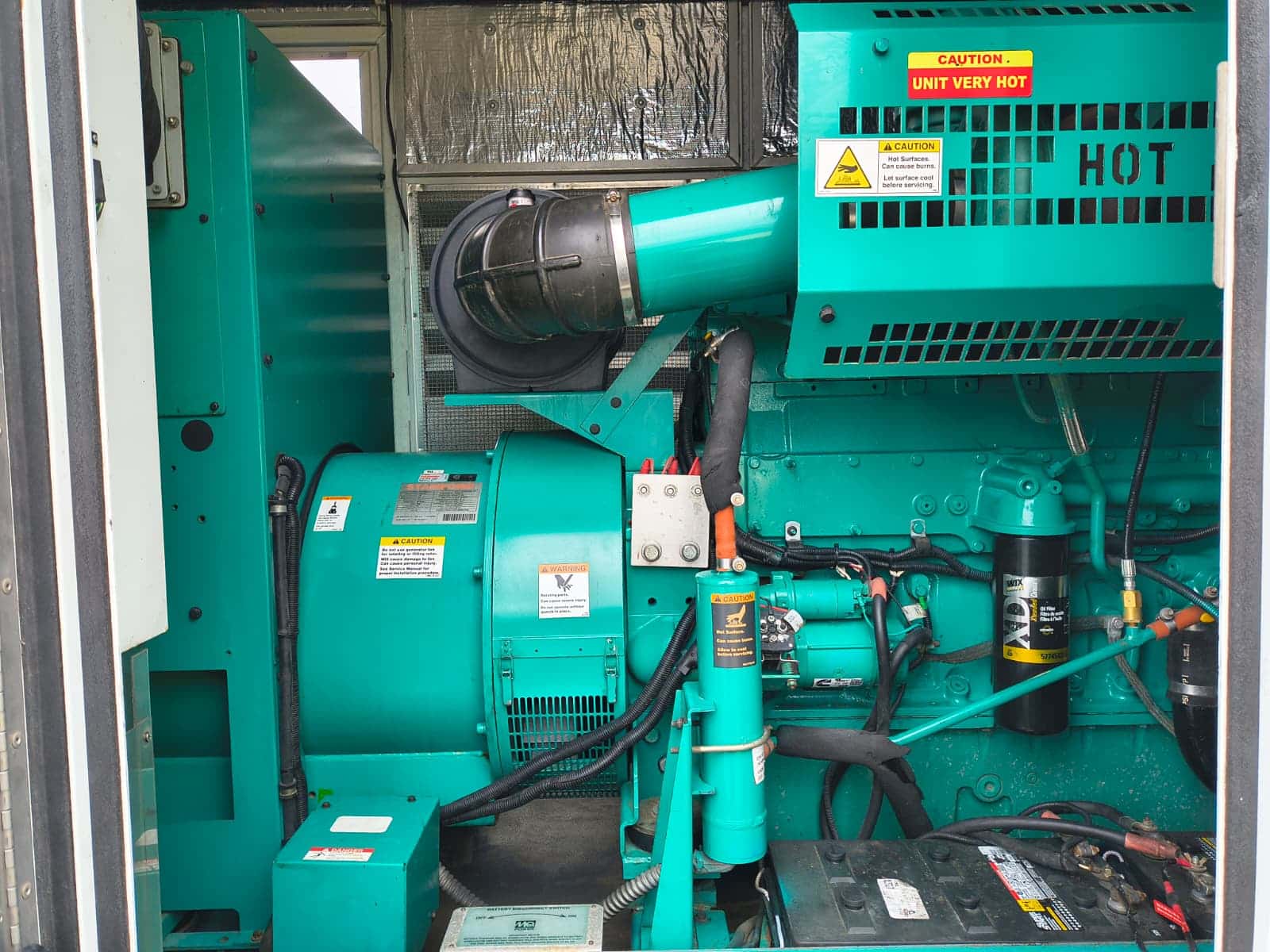 500 KW Multiquip #CG500C2, Portable Diesel Generator Set, multi-voltage, 1800 RPM, 2000 amp ABB SACE circuit - Image 1