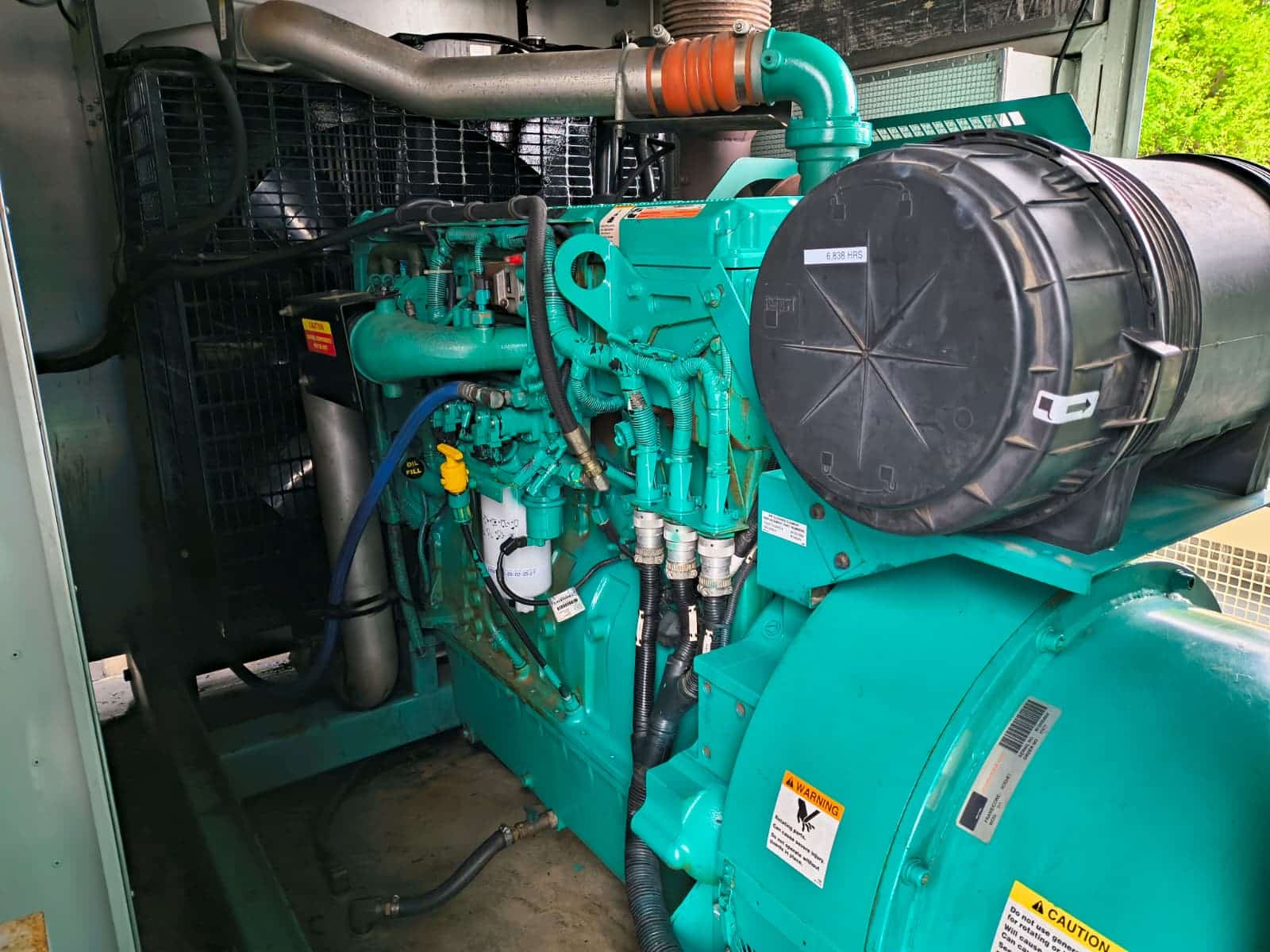 500 KW Multiquip #CG500C2, Portable Diesel Generator Set, multi-voltage, 1800 RPM, 2000 amp ABB SACE circuit - Image 3