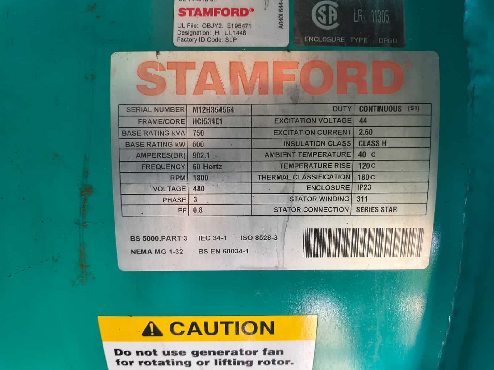 500 KW Multiquip #CG500C2, Portable Diesel Generator Set, multi-voltage, 1800 RPM, 2000 amp ABB SACE circuit - Image 7