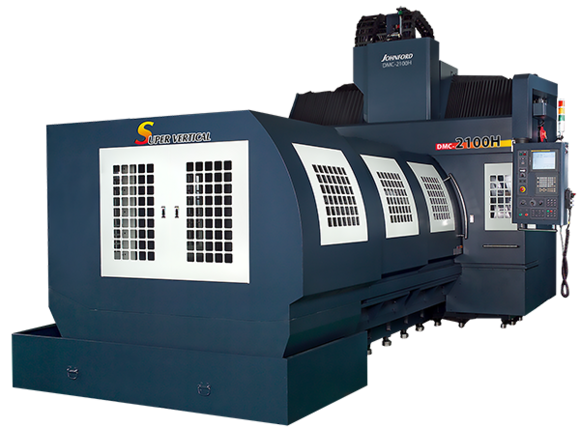Johnford #DMC-4100H, CNC Moving Table Bridge Mill, 161.4" X Travel, 51.2" Y Travel, 31.5" Z, 45.3" x 165.3" - Image 1