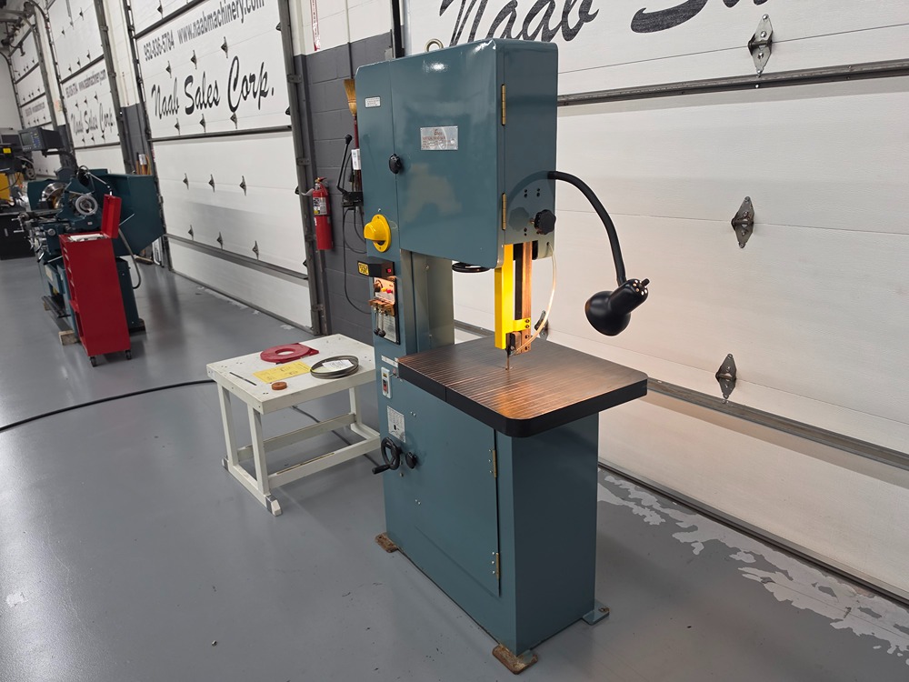 18" x 12" Enco #135-1551, Vertical Bandsaw, 19.5" x 24" tilting table, 5/8" blade capacity, 1 HP motor - Image 9