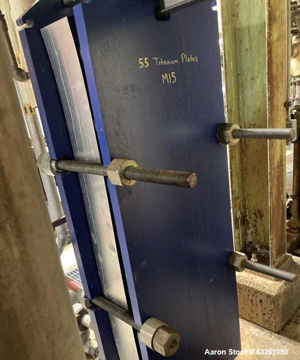 366 sq.ft., Alfa-Laval #M15-BFG, Titanium Plate Heat Exchanger, 55 plates - Image 3