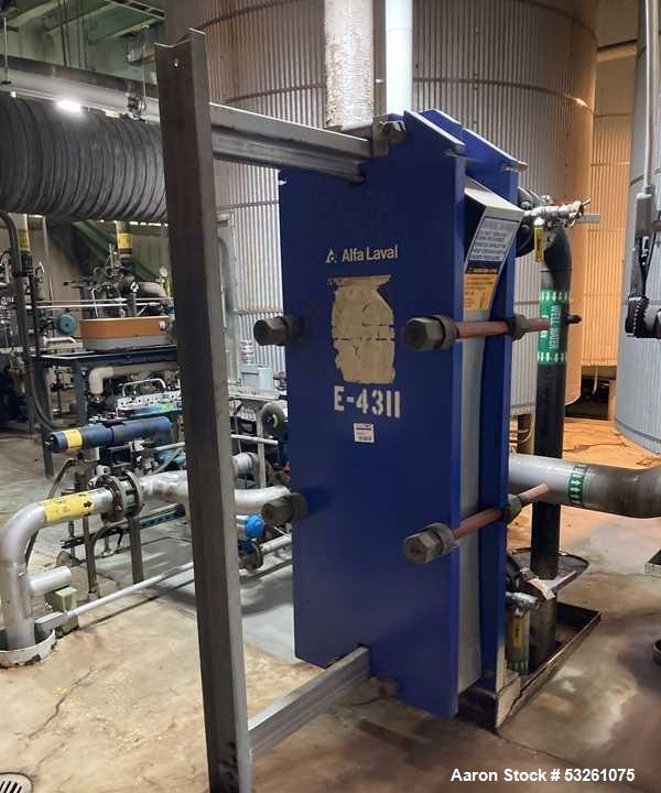 513 sq.ft., Alfa-Laval #M15-BFG, stainless steel plate and frame heat, 77 plates - Image 3