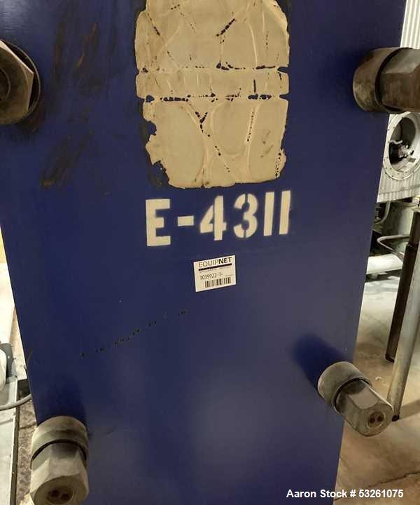 513 sq.ft., Alfa-Laval #M15-BFG, stainless steel plate and frame heat, 77 plates - Image 6