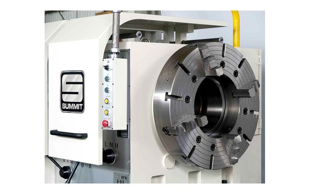 42" Summit #42-6x200-VS, engine lathe, 27.5" swing over cross slide, 1000 RPM, 6.1" bore, 40 HP, inch/metric - Image 2