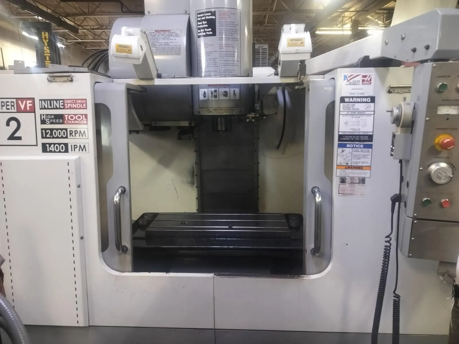 Haas #VF-2SS, Vertical CNC Machining Center, 30" X, 16" Y, 20" Z, CT40/BT40, 12,000 RPM, 30 HP, 24/1 - Image 1
