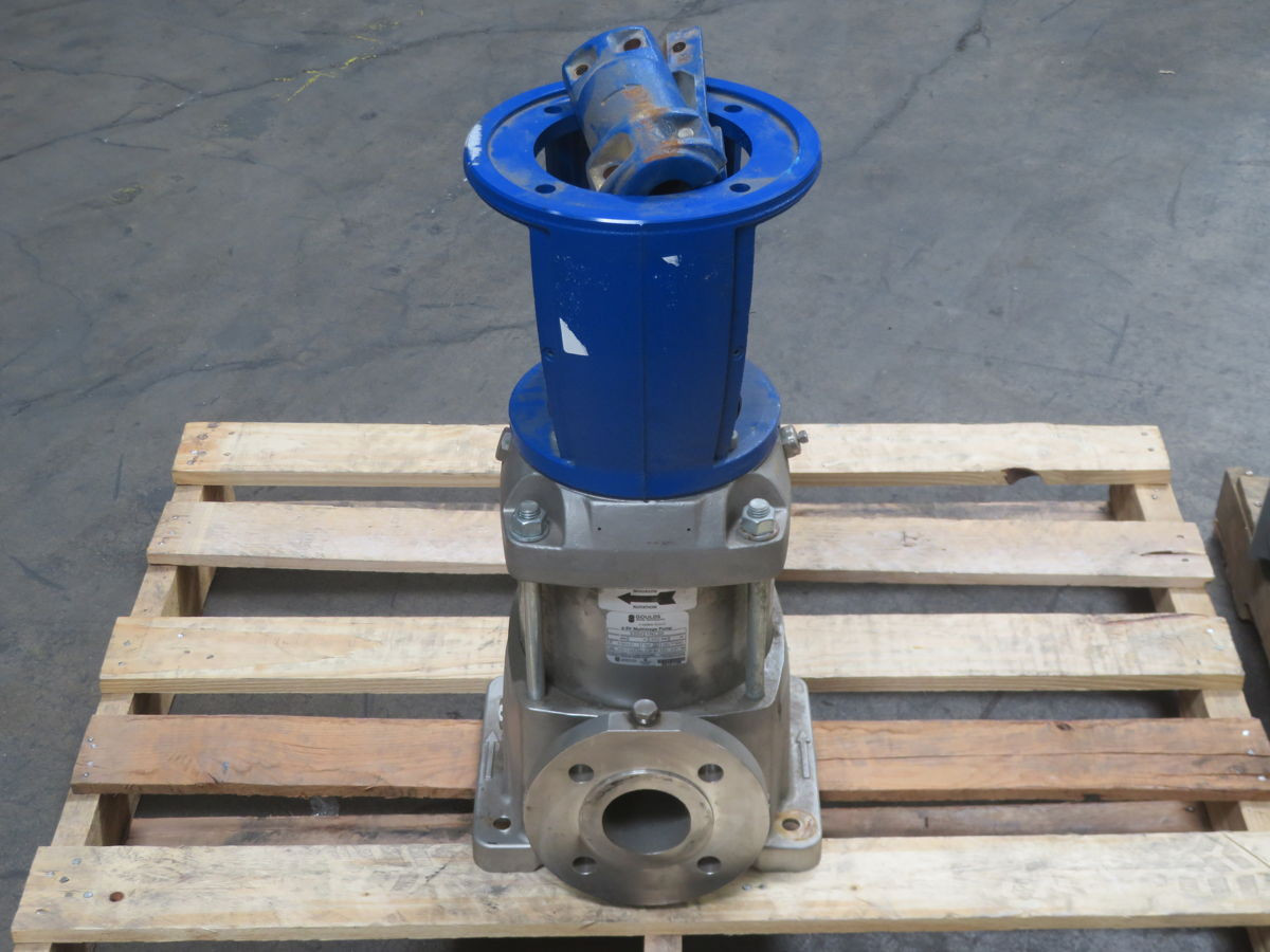 1200' TDH, Goulds #33SV21NC30 (MESV2.5x2.5x5.3-2P-BP), Vertical Multi-Stage Centrifugal Pump, 21 Stages, 3600 - Image 2