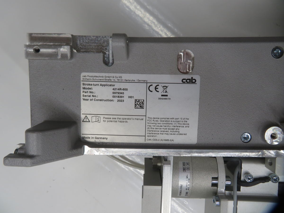cab #4214r-600, Pneumatic Rotary Actuator, Stroke-Turn Applicator, Double Shaft, 270° Rotation - Image 8
